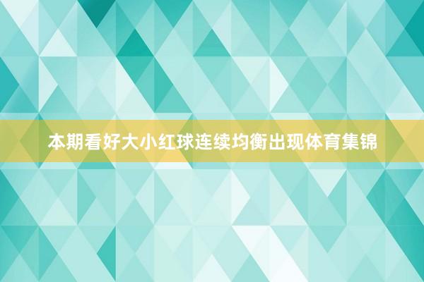 本期看好大小红球连续均衡出现体育集锦